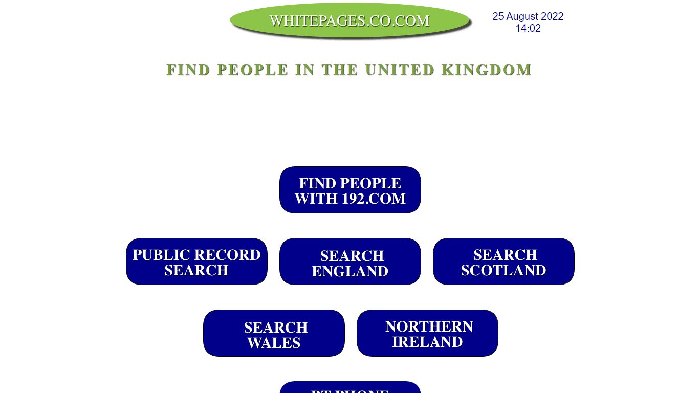 Find people in the UK - Search with 192 and White Pages - .co.com